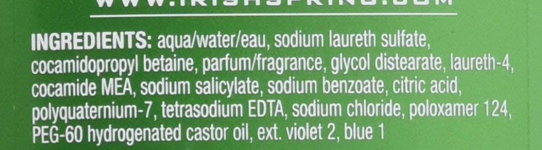 Irish Spring Body Wash Moisture Blast, 24 Hr Fresh, 18 Fl Oz. Pack of 3.