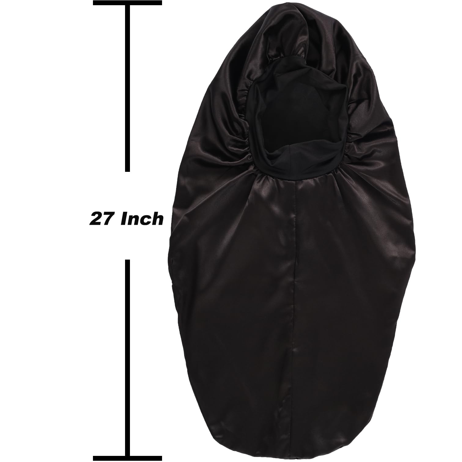 2 Pcs Silk Bonnet for Women Satin, Soft Elastic Band Silky Sleeping Cap Big Bonnets for Women Bonnet for Braids