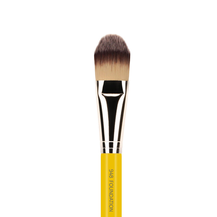 Bdellium Tools Studio Line Foundation Brush, Yellow