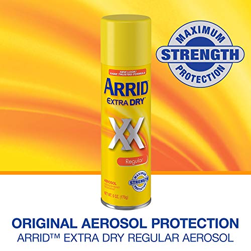 Arrid XX Extra Dry Antiperspirant Deodorant, Regular, Twin Pack (two 6oz. cans) Packaging May Vary