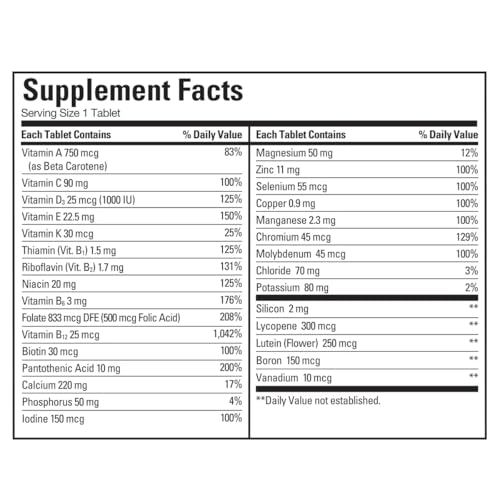 Kirkland Signature Adults 50+ Mature Multi, 400 Tablets 1