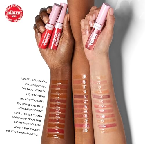 COVERGIRL Clean Fresh Yummy Gloss – Lip Gloss, Sheer, Natural Scents, Vegan Formula - Acai You Later