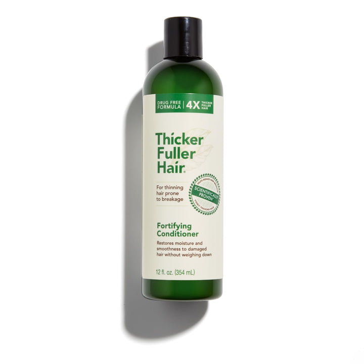 Thicker Fuller Hair Fortifying Conditioner - Moisturizing Conditioner for Women - Lightweight, Natural Formula - Hair Smoothing Conditioner - 12 oz