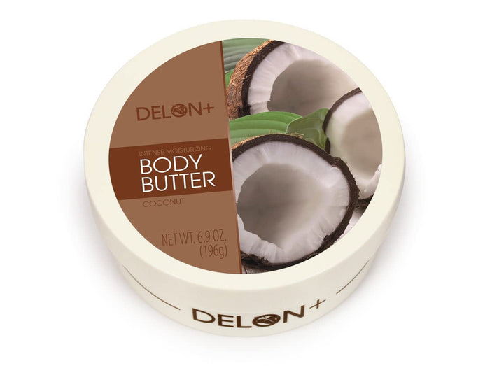 Delon Coconut Body Butter, Coconut, 6.8 Ounce