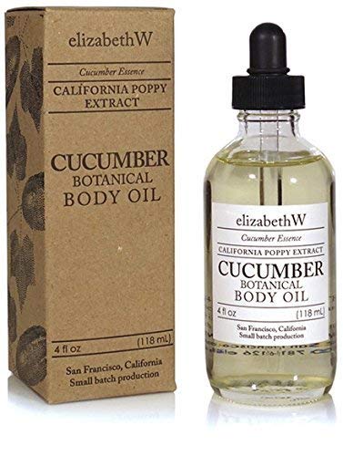 elizabethW Cucumber Body Oil - 4 ounces