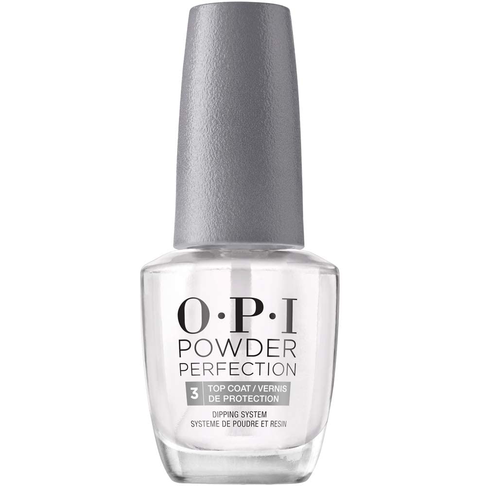 OPI Powder Perfection Step 3 Top Coat | Nail Dipping Powder Top Coat | ProtectsNails & Clear High Gloss Finish