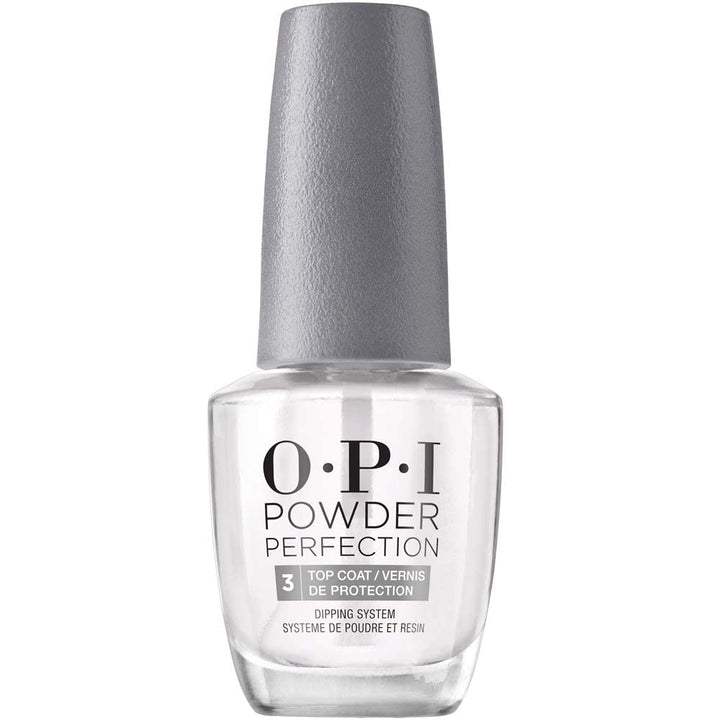 OPI Powder Perfection Step 3 Top Coat | Nail Dipping Powder Top Coat | ProtectsNails & Clear High Gloss Finish