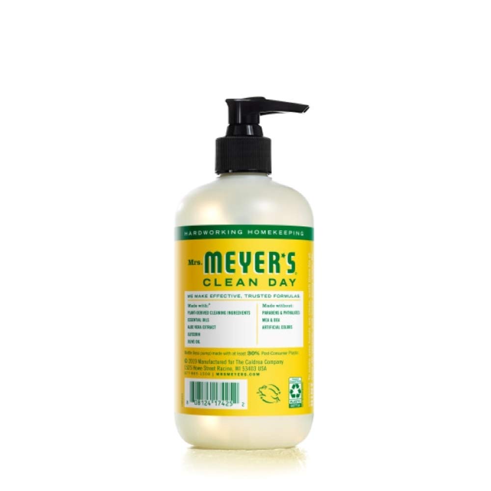 Mrs. Meyer's Clean Day Hand Soap Liquid, Honeysuckle, 12.5-Fluid Ounce Bottles (Pack of 6)