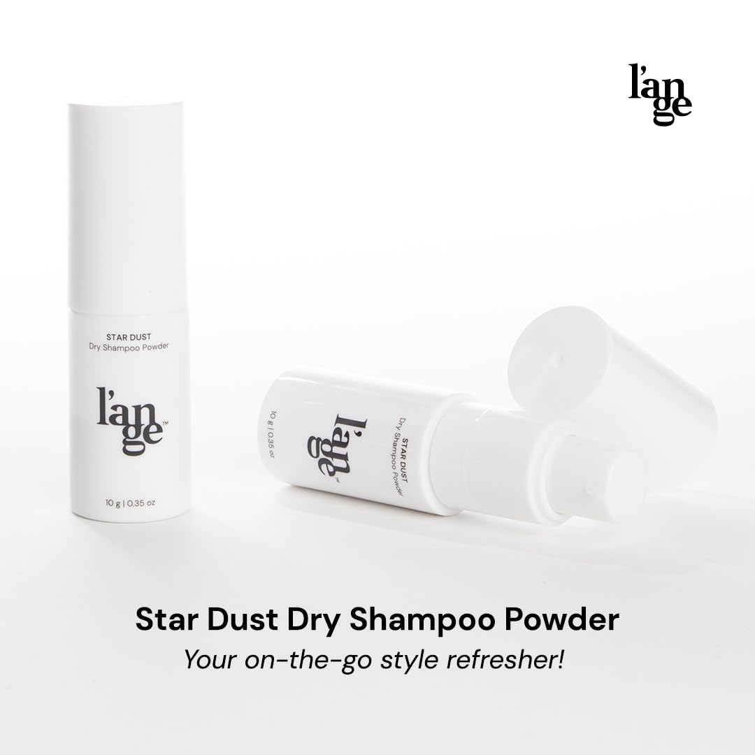 L'ANGE HAIR Star Dust Dry Shampoo Powder | Volumizing Travel Size Dry Shampoo for Women & Men | Helps Refresh Hair Between Washes | Doesn’t Leave Residue | Alcohol Free, Sulfate Free, Paraben Free