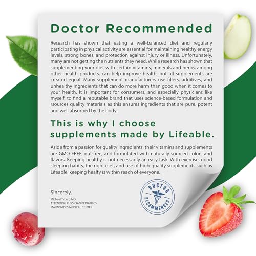 Lifeable Prenatal Multivitamin with Iron and Choline | Great Tasting prenatal Vitamins for Women | Vegetarian Non-GMO prenatal Gummies | 90 Gummies