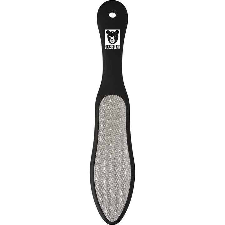 ForPro Black Bear Stainless Steel Pedicure File, Double-Sided Professional Quality Pedicure File for Heels and Feet, 10.5ââ‚¬Â L