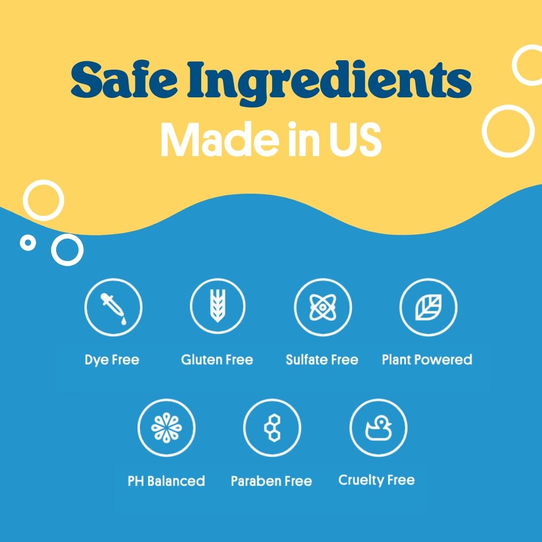 Captain & Skipper Conditioner | Kids Conditioner | Gentle Detangling & Moisturizing | For All Hair types | Sulfate Free, Dye Free, Paraben Free, Non-toxic | Driftwood Scent