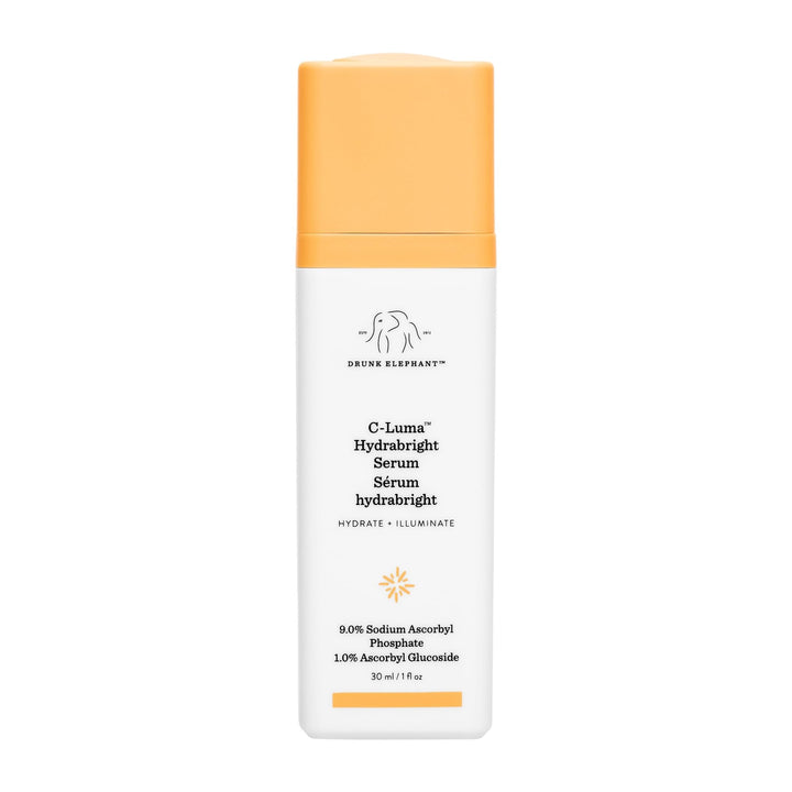 Drunk Elephant C-Luma Hydrabright Serum - 30 ml/1 fl oz - 10% Hydrating Vitamin C - Clean Clinical Skincare - Cruelty-Free - Dermatologist-Tested - Free of Essential Oils, Silicones, and Fragrance