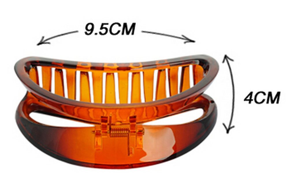 Suoirblss 2PCS Women and Girls Hair Barrettes For Thick Hair Large Chic Styling Hair Claw Clip Organic Glass Strong Holding Power Hair Clips Clamps Indoor Outdoor Hair Grip Hairpins Hairgrip