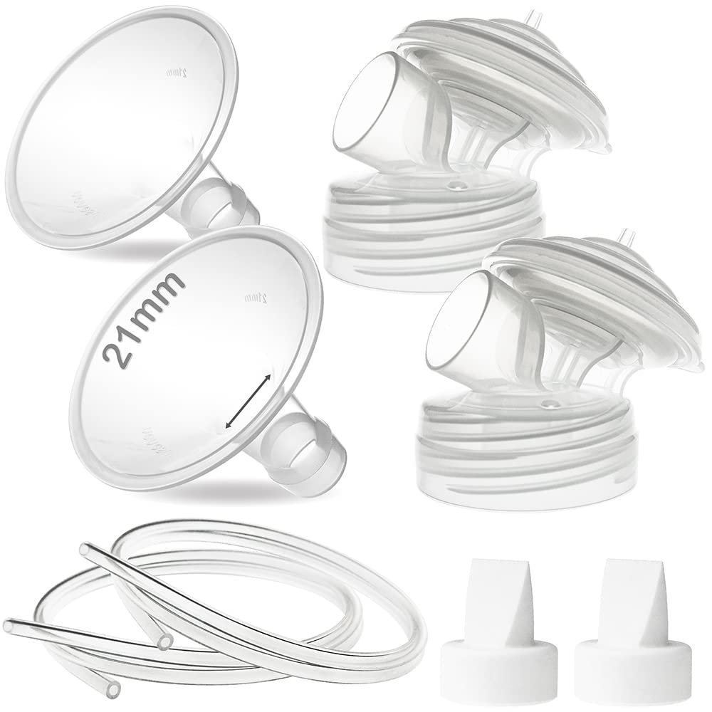 Nenesupply 21mm Pump Parts Compatible with Spectra S1 Spectra S2 Pumps Replacement Kit to Spectra Pump Parts Replace Spectra S2 Accessories and Spectra Flange Duckbill Valve Backflow Protector