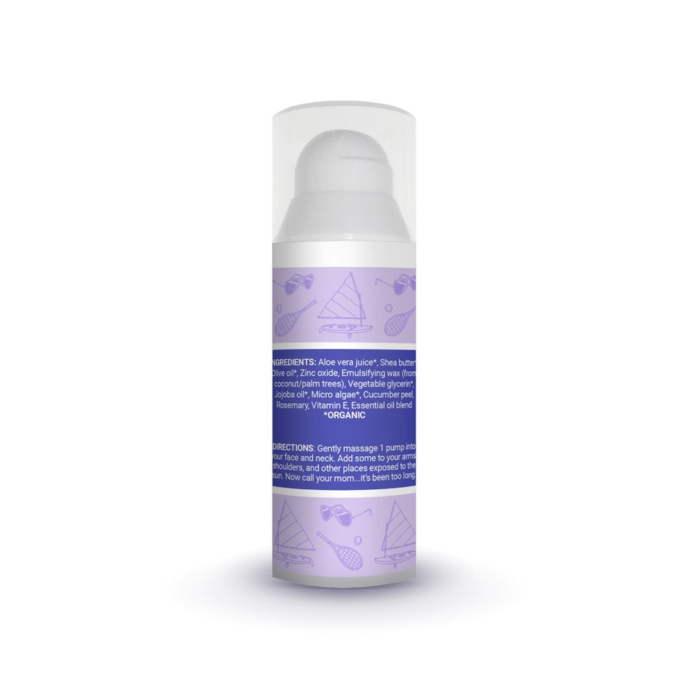 Jivi Moisturizer With Spf 12 Sun Protection, 1.7 Fl. Oz, 100% Natural, 96% Organic, Made With Aloe Vera & Shea Butter, Vegan & Cruelty Free (Lavender)