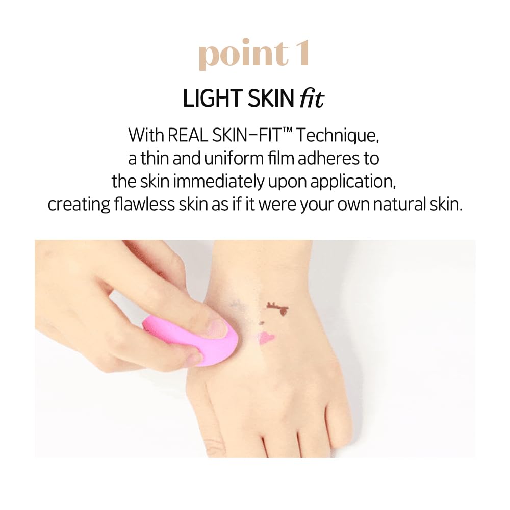 ETUDE Big Cover Skin Fit Concealer PRO - Neutral Vanilla | Long-Lasting Closely Adhesive Cover Like Real Skin | Smooth and Perfect Makeup | Hides Dark Circles, Redness