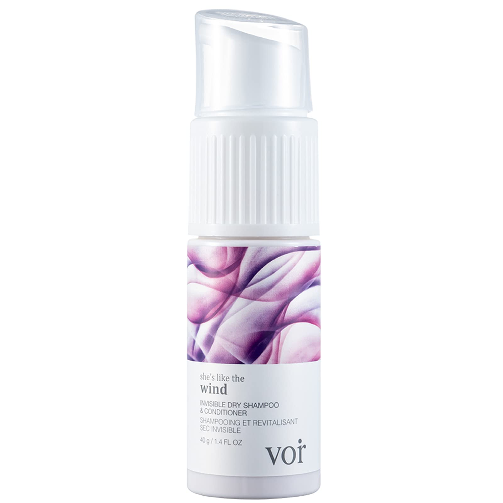 Dry Shampoo and Conditioner by Voir Haircare Invisible Powder Spray - She's Like the Wind, 1.4 Oz