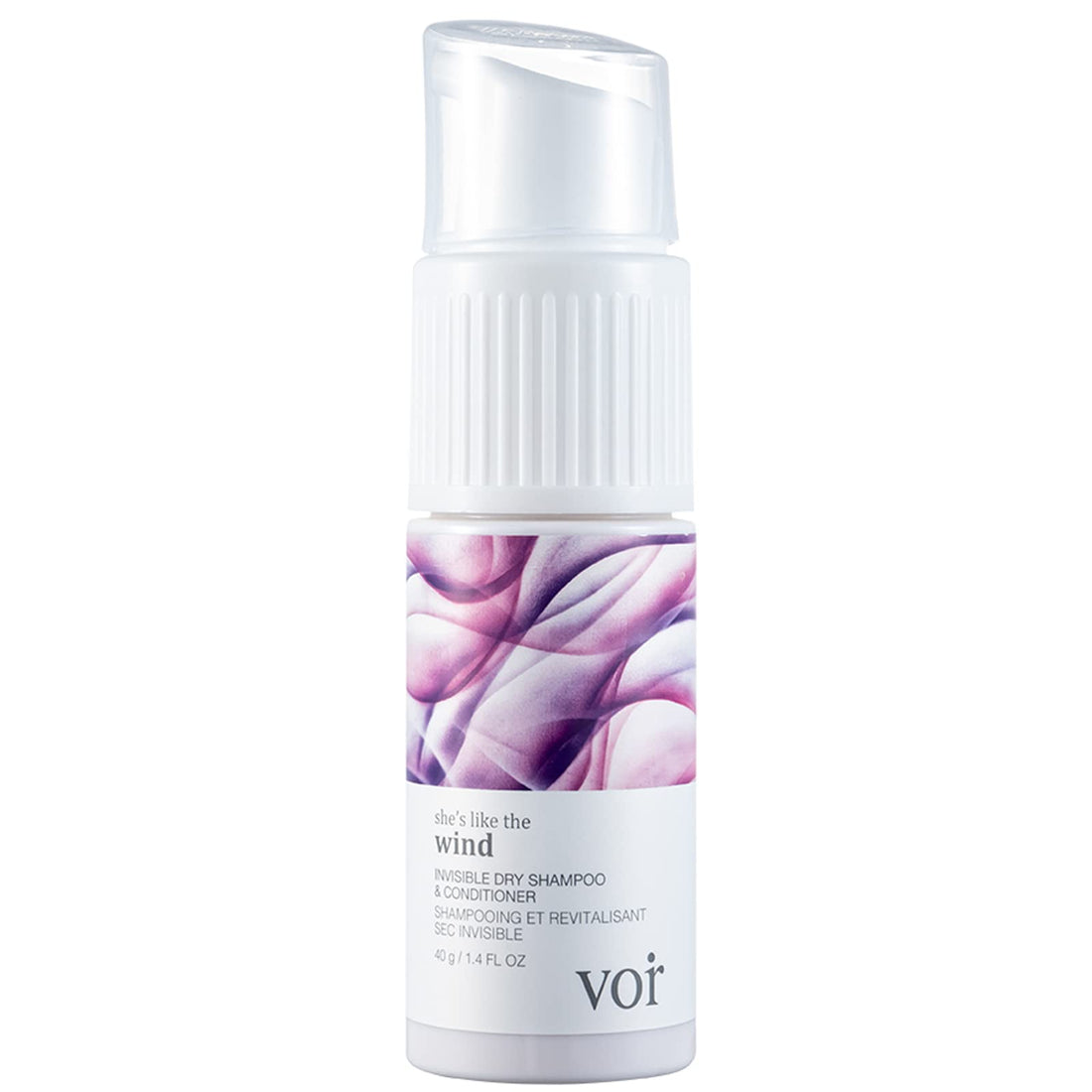 Dry Shampoo and Conditioner by Voir Haircare Invisible Powder Spray - She's Like the Wind, 1.4 Oz