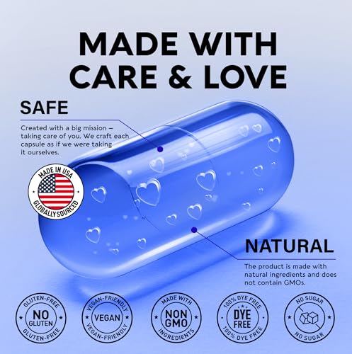 Magnesium Citrate Capsules 1000mg | High Absorption Supplement - Sleep, Muscle & Heart Support - Vegan | Non-GMO - Made in USA - As Powder | Pills | Tablets - 120 Capsules, 2 Month Supply