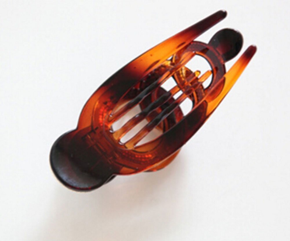 1PC Elegant Style Womens Hair AccessoriesÃ‚ Fancy Rhinestones Claw Clip Jaw Clips for Thick Hair (Brown)