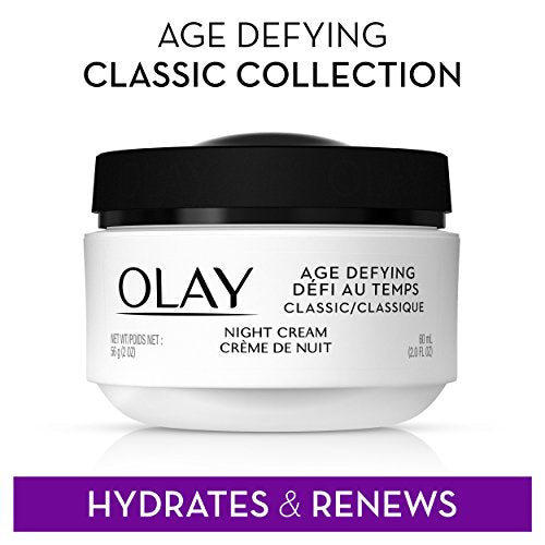 Olay Night Cream with Pro Retinol and Vitamins C & E Age Defying, Pack of 2