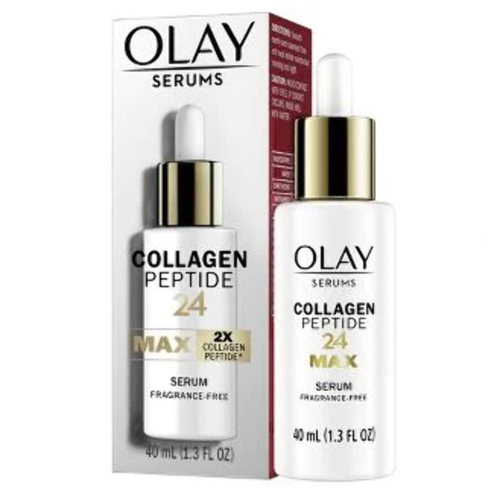Olay Collagen Peptide Serum MAX, Visibly Firming, Fragrance Free, 1.3 oz