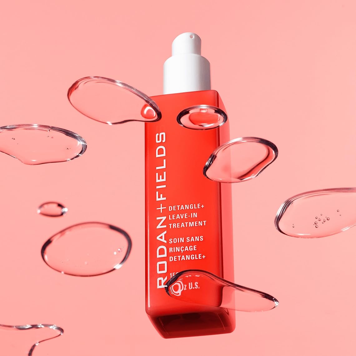 RODAN + FIELDS Detangle+ Leave-In Treatment | Coconut & Jojoba Oil Color-Safe Conditioner | Helps Protect Hair from Heat Damage | Ginger & Hyaluronic Acid Hair Moisturizer | 150 mL