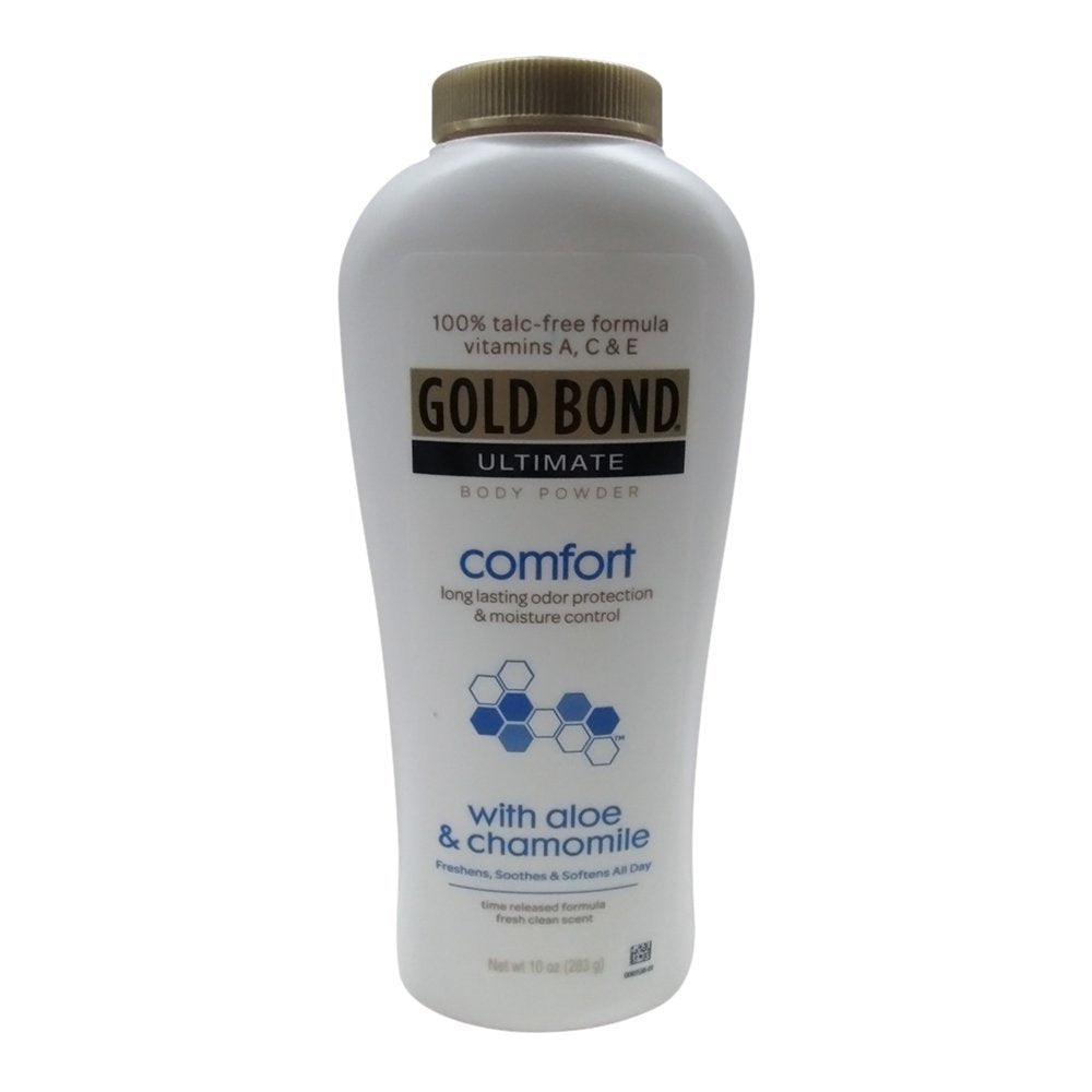 Gold Bond Ultimate Comfort Body Powder 10 oz (Pack of 2)