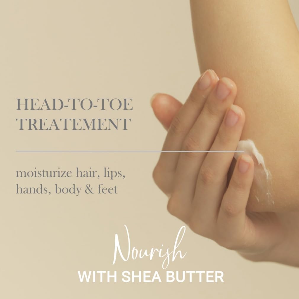 LE PURS AMIS Organic Shea Butter Moisturizing Balm, Multi-purpose, Nourishing, Hydrating, Chemical-free, Non-toxic, Shea butter Scent (150, Grams), Korea