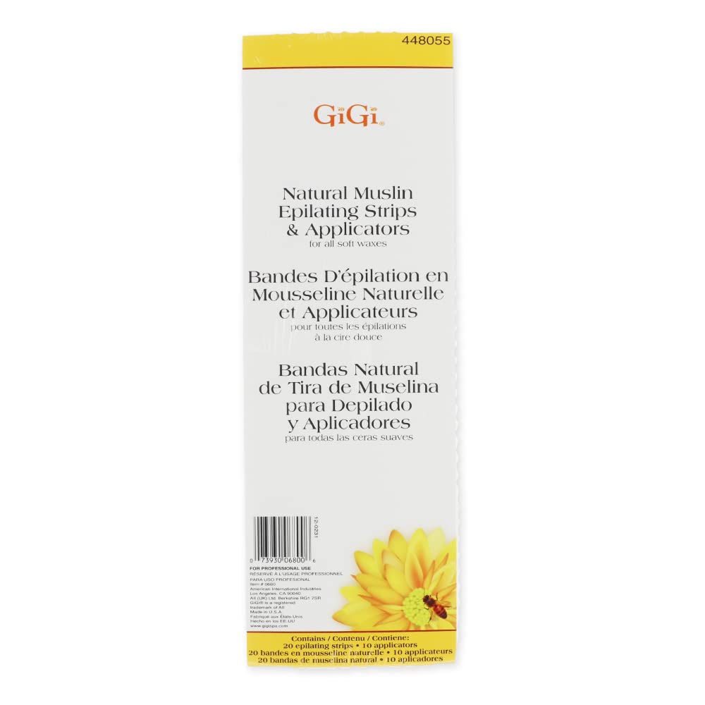 GiGi Natural Epilating Strips & Applicators