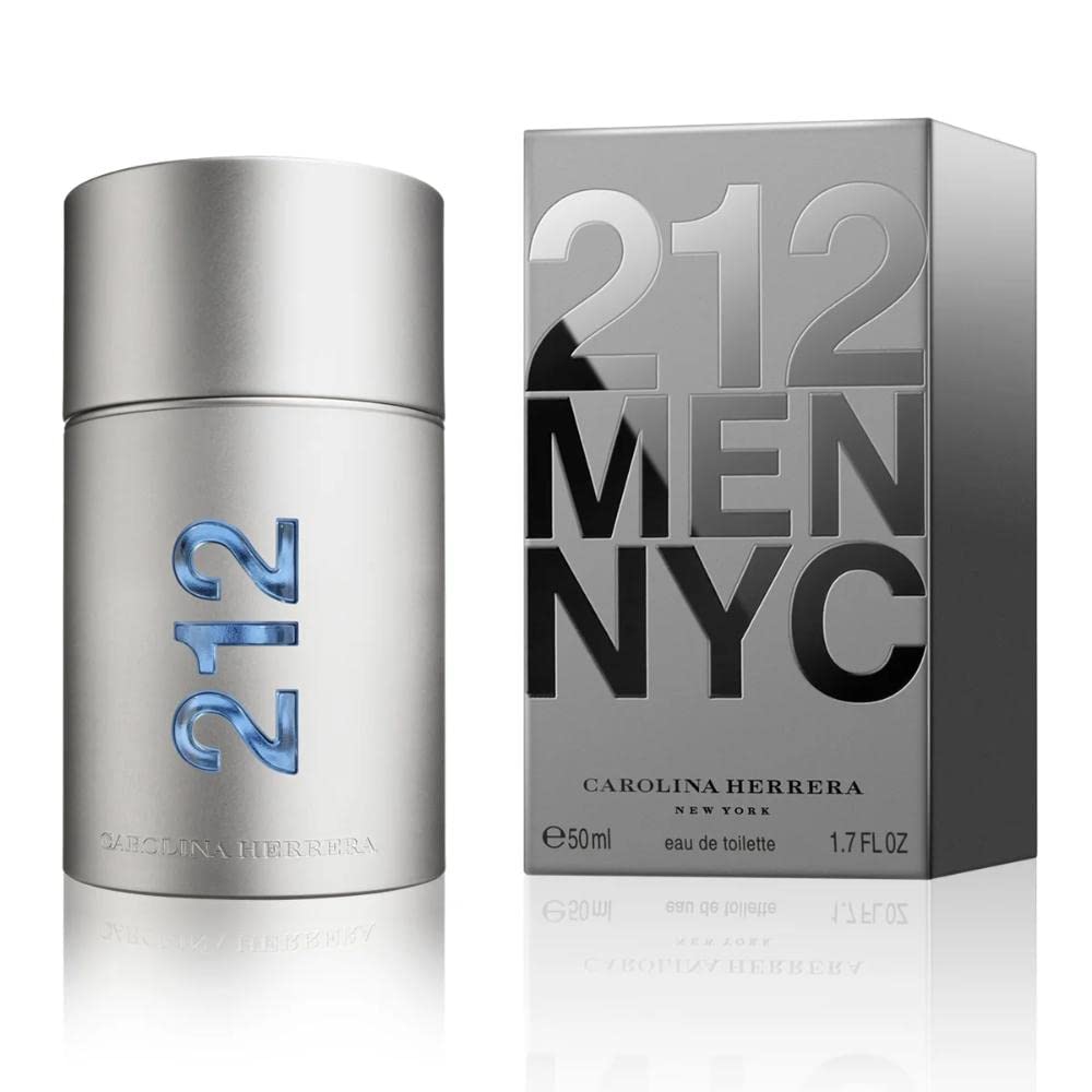 Carolina Herrera 212 Nyc Men's Eau de Toilette Spray, 3.4 ounces (100 ml)