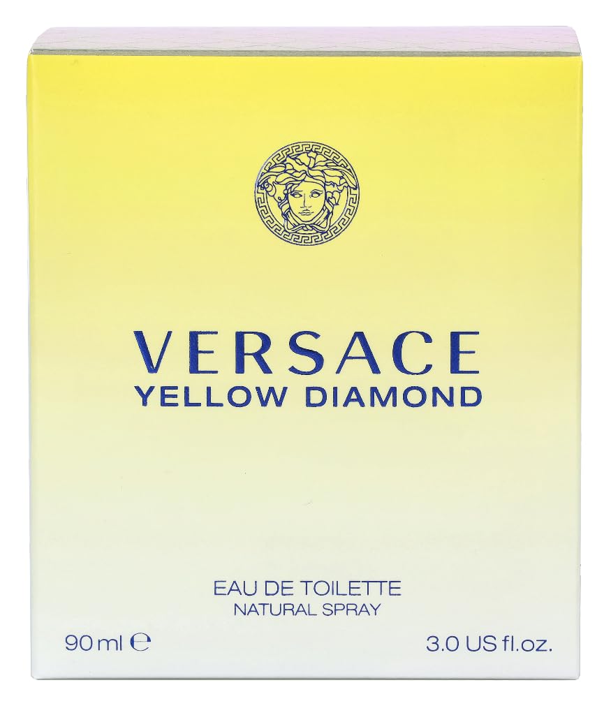 Versace Yellow Diamond Eau De Toilette for Women, 3 Fl Oz