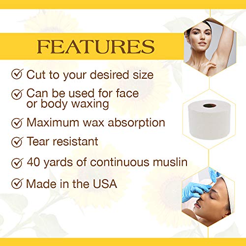 GIGI Natural Muslin Roll (3.25 in. x 40 yards )