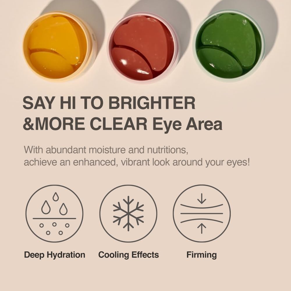 Avajar Calming Daily Eye Patch (90Pcs) - Korean Skin Care Brand I Under Eye Mask I Under Eye Patches for Hydration & Soothing I with Hyaluronic Acid & Centella