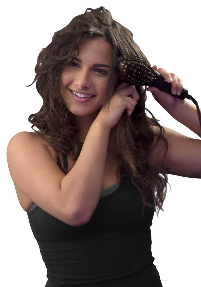 Viatek Salon Straight Ionic Hair Straightener Brush