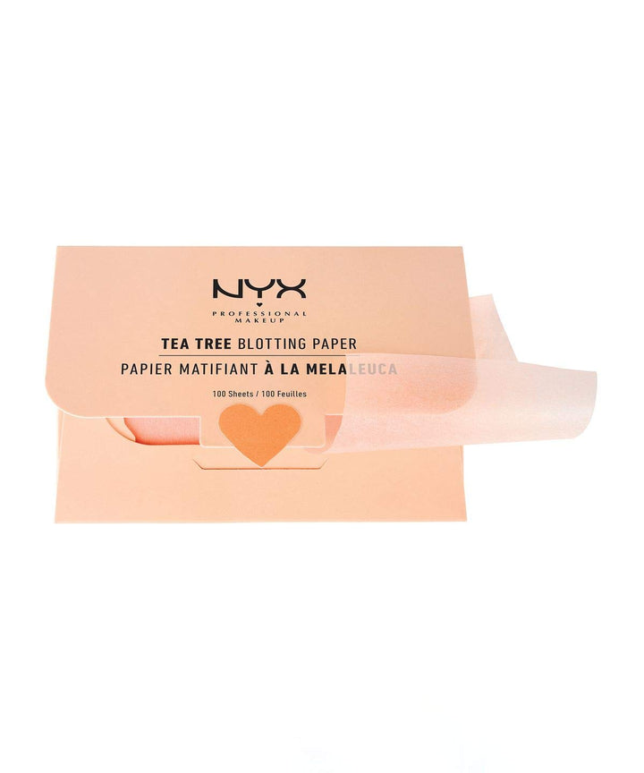 NYX Tea Tree Blotting Paper - Tea Treat It - 100 Sheet