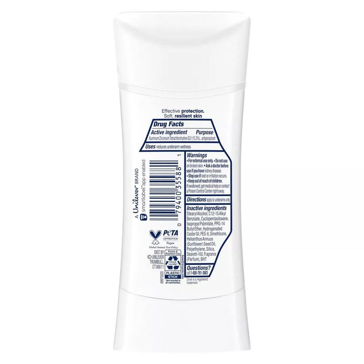 Dove Deodorant 2.6 Ounce Adv Care Anti-Perspirant Sensitive (76ml) (3 Pack)