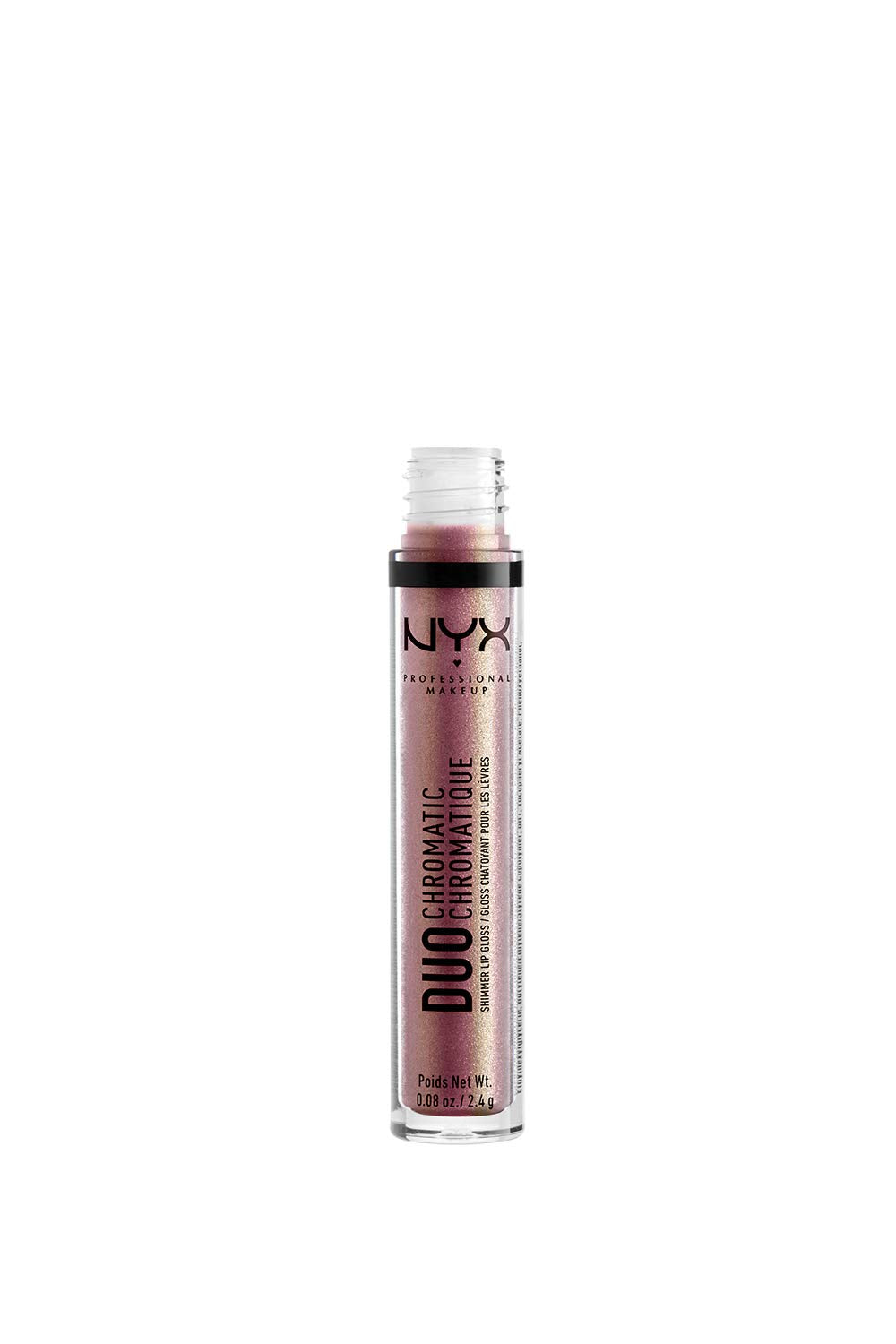 NYX PROFESSIONAL MAKEUP Duo Chromatic Lip Gloss, Spring It On, 0.08 Ounce
