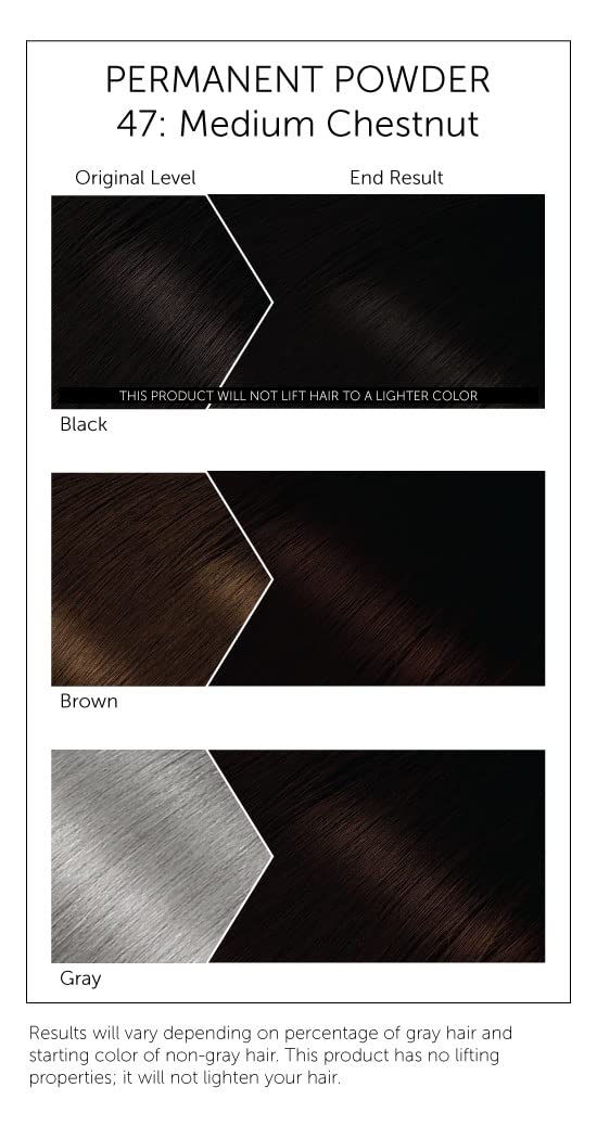 #47 Medium Chestnut Bigen Permanent Powder - 3 Pack