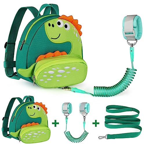 Accmor Toddler Harness Backpack Leash, Cute Penguin Kid Backpacks with Anti Lost Wrist Link, Mini Child Backpack Harness Leashes Walking Wristband Rope Travel Bag Harness Rein for Baby Girls (Black)