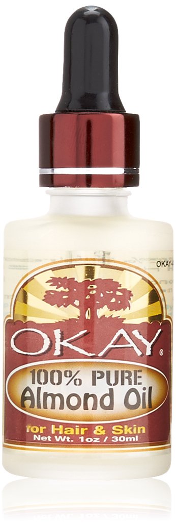Okay 100% Pure Naturals Oil, Almond, 1 Ounce