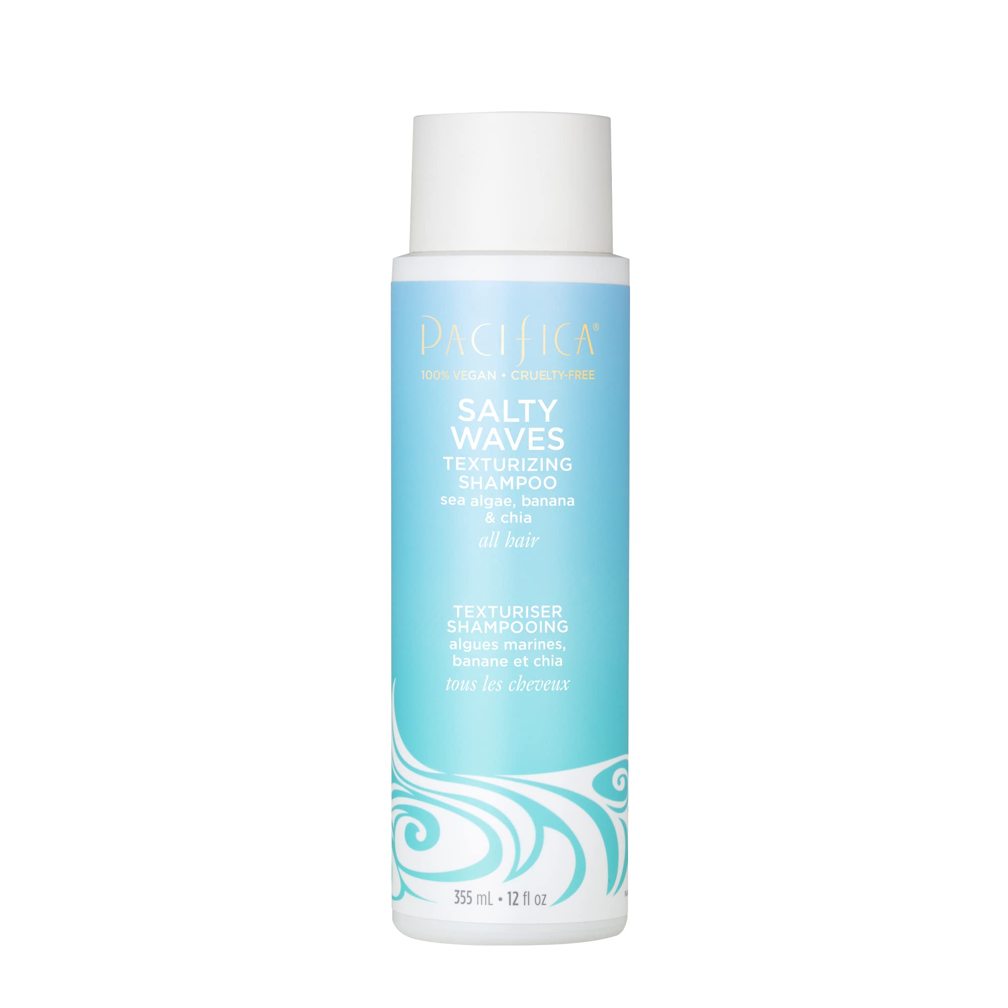 PACIFICA Salty Waves Texturizing Shampoo, Coconut, 12 Fl.Oz