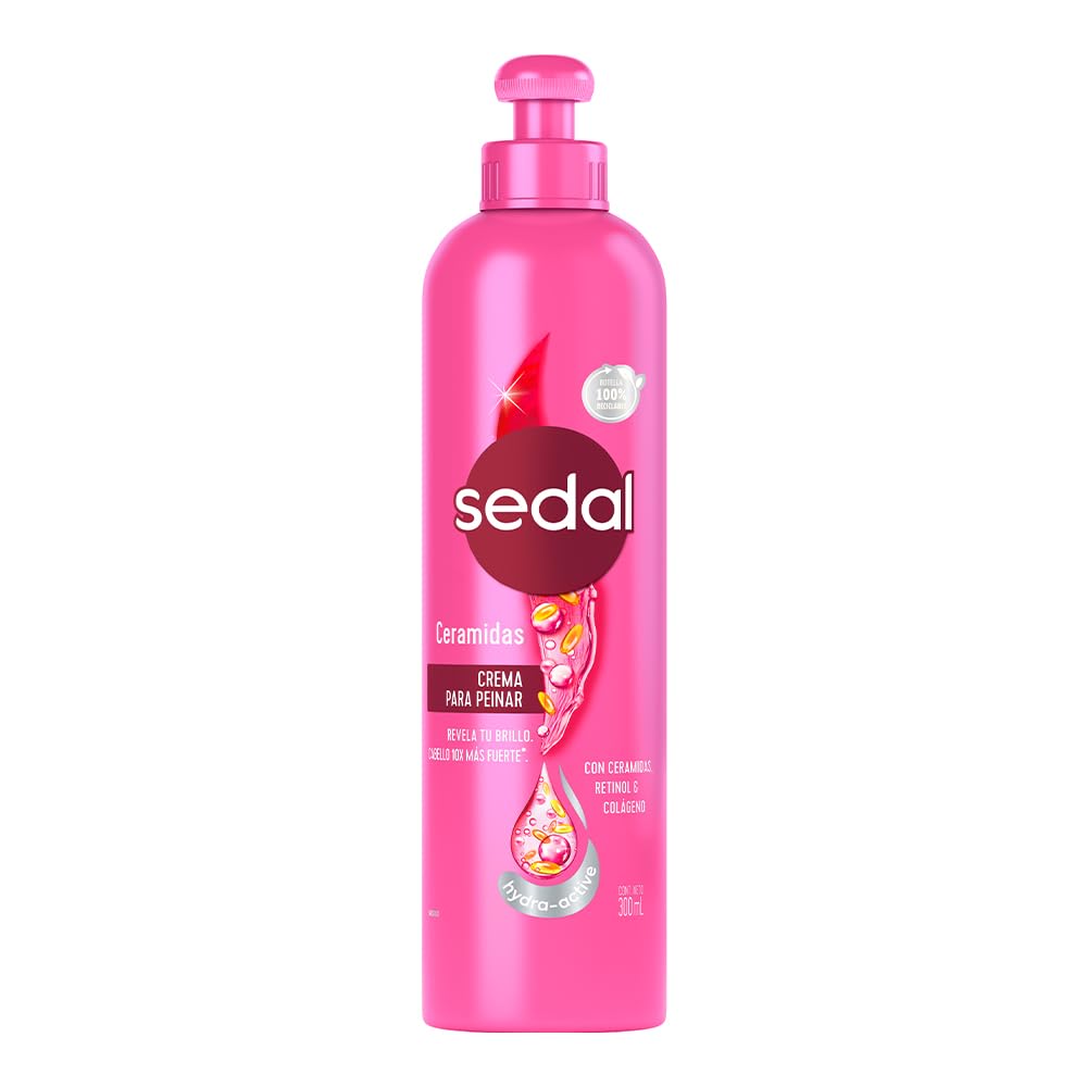 Sedal S.O.S. Ceramidas con Micro Ceramidas Crema Para Peinar (Hair Styling Cream Ceramides) 300 ml