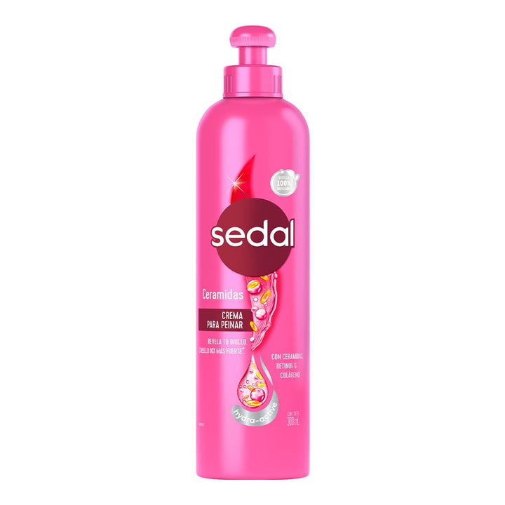 Sedal S.O.S. Ceramidas con Micro Ceramidas Crema Para Peinar (Hair Styling Cream Ceramides) 300 ml