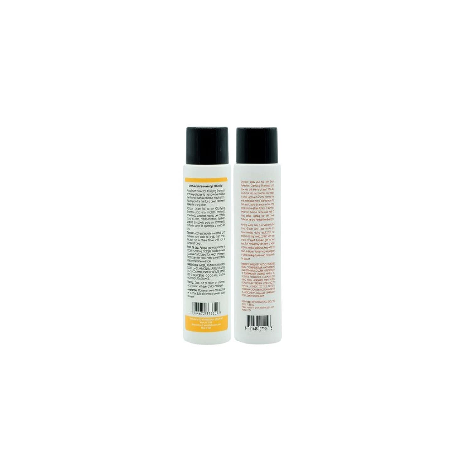 Mango Lemon Ultra Strong Keratin Treatment With Clarifying Shampoo 4oz By Smart Protection