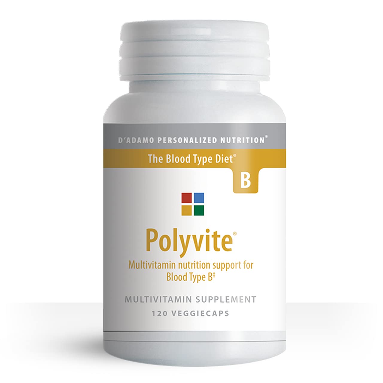 D'Adamo Personalized Nutrition - Polyvite B 120 vcaps