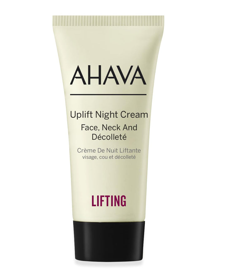 AHAVA Uplift Night Cream - Rich, Melting Night Cream to Lift, Firm & Tighten Skin, Anti-Aging Effect by Reducing Deep Wrinkles, Enriched with Exclusive Osmoter, Tripeptide 38 & Shea Butter, 0.50 fl.oz