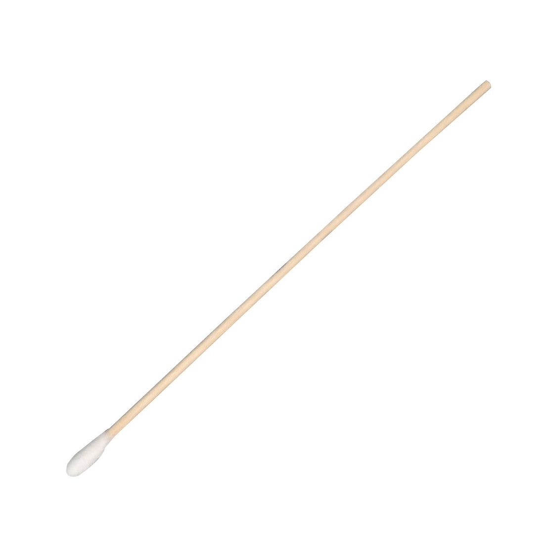 ROSENICE Cotton Swabs 100Pcs Long Wood Handle Medical Swabs Ear Cleaning Wound Care Cotton Buds Sanitary Round Cotton Tip Swab
