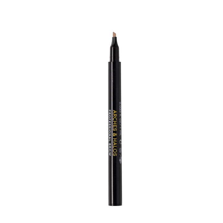 Arches & Halos Microblading Brow Shaping Pen - For a Fuller, More Defined Brow - Long-lasting, Smudge Resistant, Rich Color - Vegan and Cruelty Free Makeup - Sunny Blonde